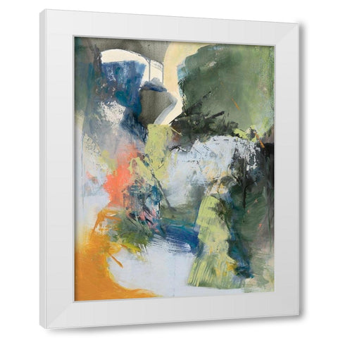 Asi Empieza White Modern Wood Framed Art Print by Arana, Emilia