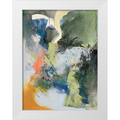 Asi Empieza White Modern Wood Framed Art Print by Arana, Emilia