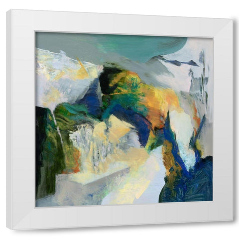 Iceberg White Modern Wood Framed Art Print by Arana, Emilia