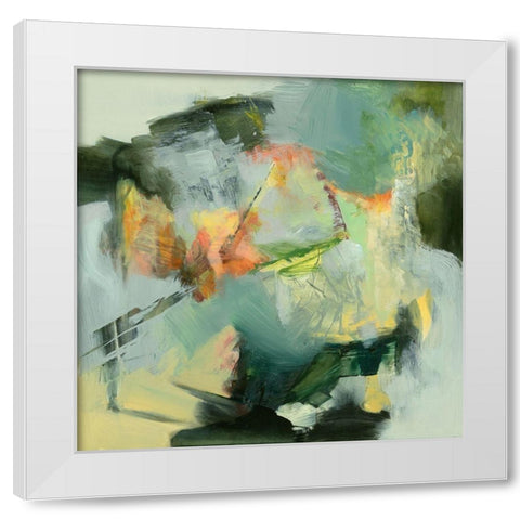 The Storyteller White Modern Wood Framed Art Print by Arana, Emilia