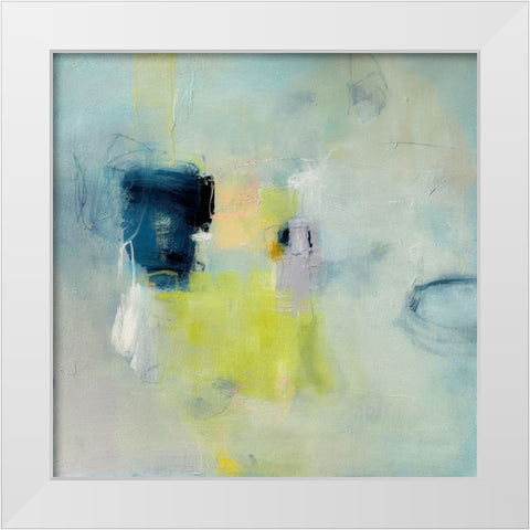 Out of The Shadows White Modern Wood Framed Art Print by Apperlo, Mila