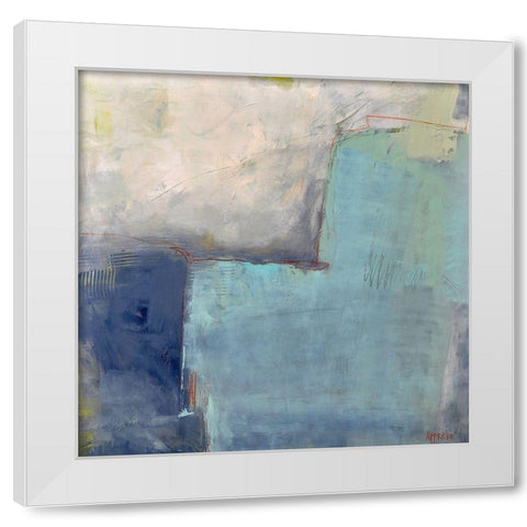Moment of Happiness White Modern Wood Framed Art Print by Apperlo, Mila