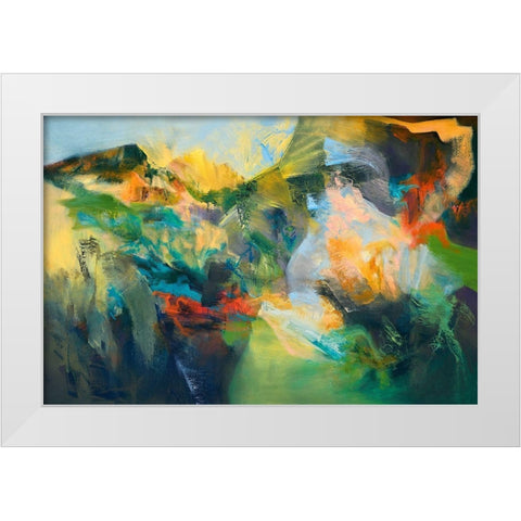 Sea of Stories White Modern Wood Framed Art Print by Arana, Emilia