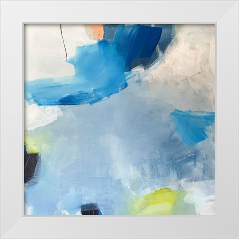 High Key White Modern Wood Framed Art Print by Apperlo, Mila