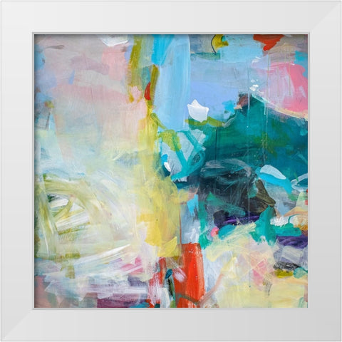 Shadows and Light White Modern Wood Framed Art Print by Apperlo, Mila