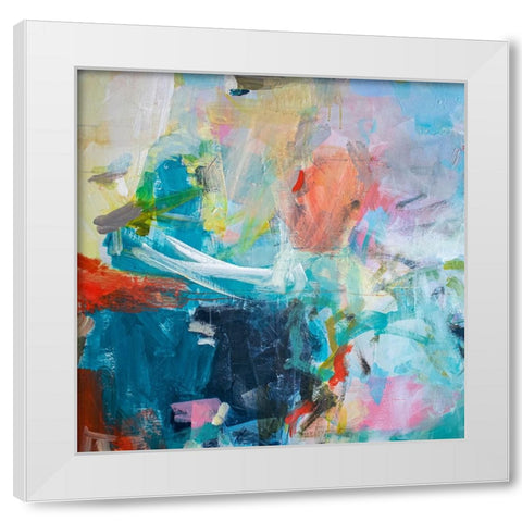 Shine White Modern Wood Framed Art Print by Apperlo, Mila