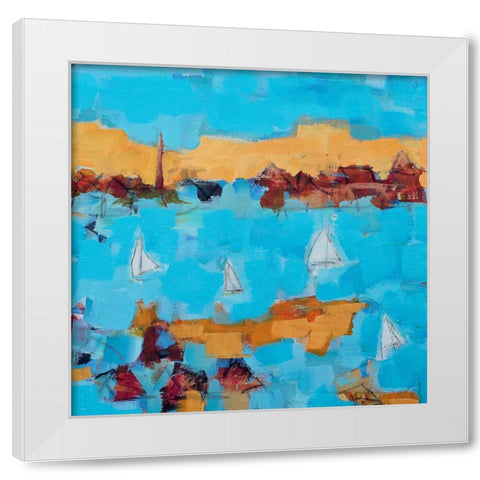 Homeward Bound White Modern Wood Framed Art Print by Anders, Per