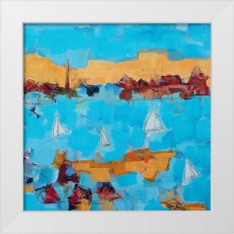 Homeward Bound White Modern Wood Framed Art Print by Anders, Per