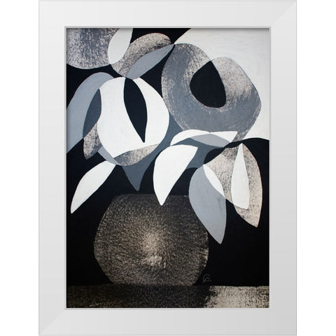 Gray Areas 2 White Modern Wood Framed Art Print by Avila, Gabriela