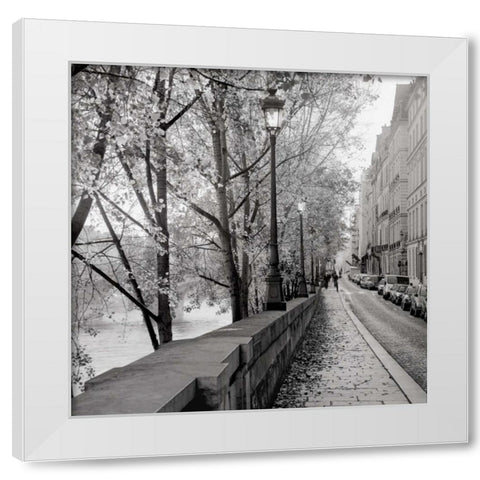 Paris - 23 White Modern Wood Framed Art Print by Blaustein, Alan