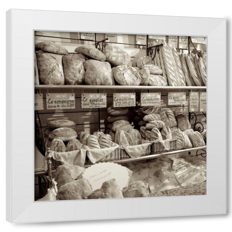 Marketplace - 4 White Modern Wood Framed Art Print by Blaustein, Alan