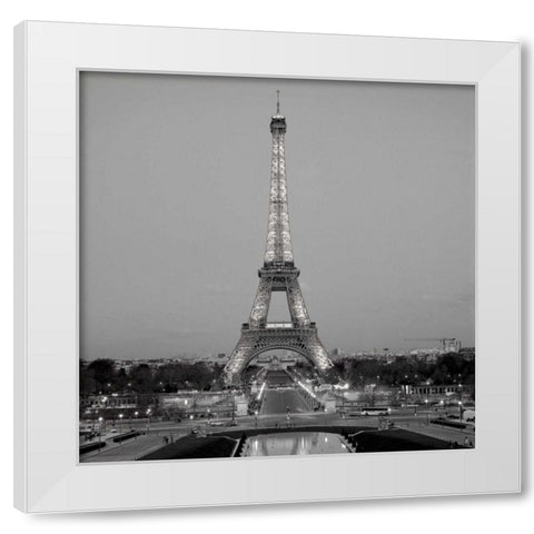 Tour Eiffel - 7 White Modern Wood Framed Art Print by Blaustein, Alan