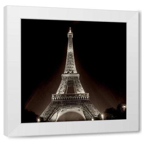 Tour Eiffel - 2 White Modern Wood Framed Art Print by Blaustein, Alan