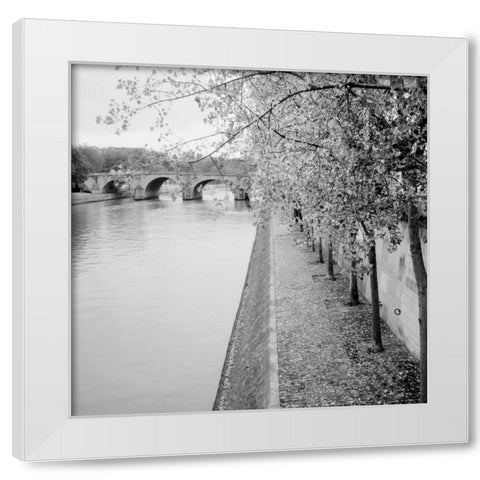Paris - 10 White Modern Wood Framed Art Print by Blaustein, Alan