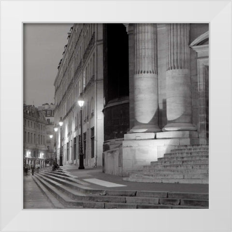 Paris - 3 White Modern Wood Framed Art Print by Blaustein, Alan