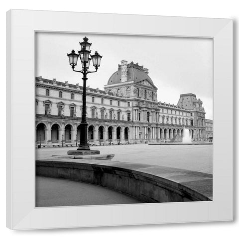 Paris - 19 White Modern Wood Framed Art Print by Blaustein, Alan