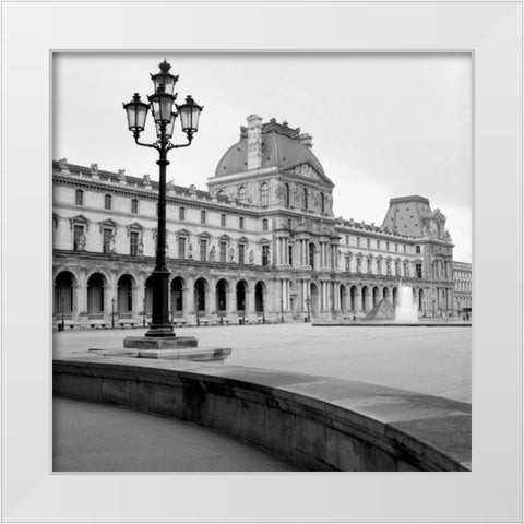 Paris - 19 White Modern Wood Framed Art Print by Blaustein, Alan