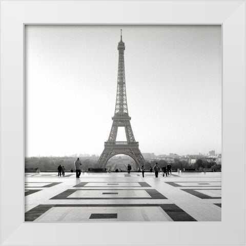 Tour Eiffel - 4 White Modern Wood Framed Art Print by Blaustein, Alan