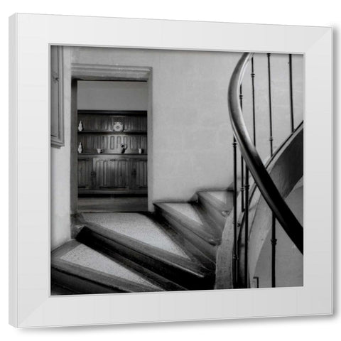 Chateau - 4 White Modern Wood Framed Art Print by Blaustein, Alan