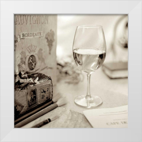 Paris - 16 White Modern Wood Framed Art Print by Blaustein, Alan