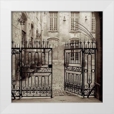 Avignon - 2 White Modern Wood Framed Art Print by Blaustein, Alan