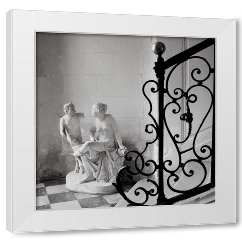 Chateau - 1 White Modern Wood Framed Art Print by Blaustein, Alan