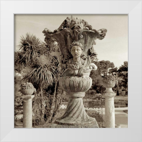 Cote dÃ¢â‚¬â„¢Azur 2 White Modern Wood Framed Art Print by Blaustein, Alan