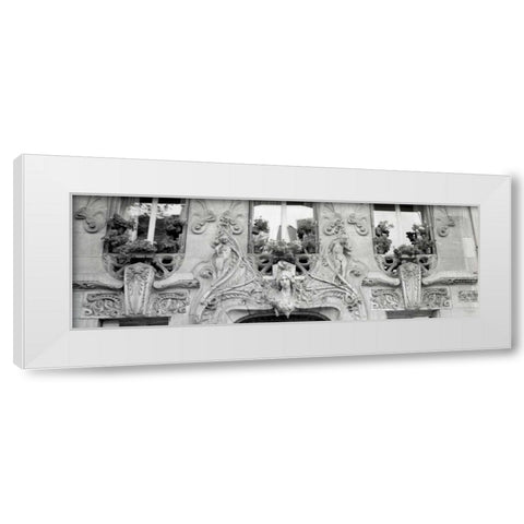 Art Dec Maison - 1 White Modern Wood Framed Art Print by Blaustein, Alan