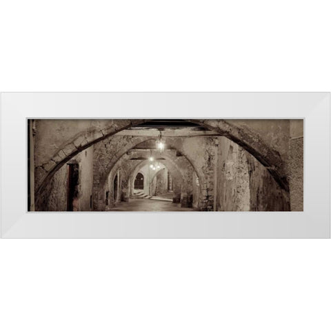 Passageway France - 1 White Modern Wood Framed Art Print by Blaustein, Alan