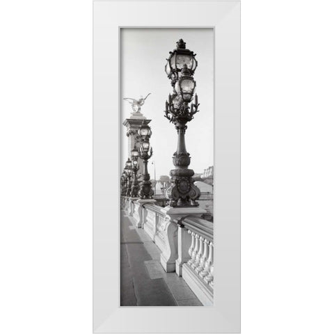 Paris - 10 White Modern Wood Framed Art Print by Blaustein, Alan