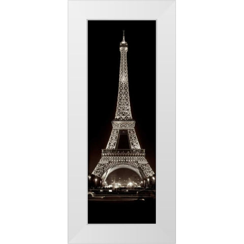 Tour Eiffel - 8 White Modern Wood Framed Art Print by Blaustein, Alan