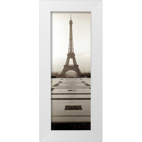 Tour Eiffel - 11 White Modern Wood Framed Art Print by Blaustein, Alan