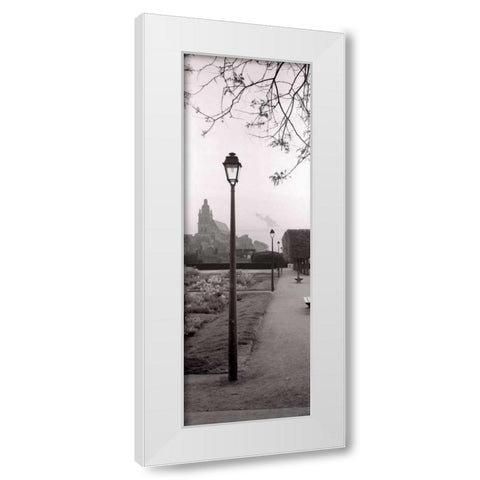 Blois Parc White Modern Wood Framed Art Print by Blaustein, Alan