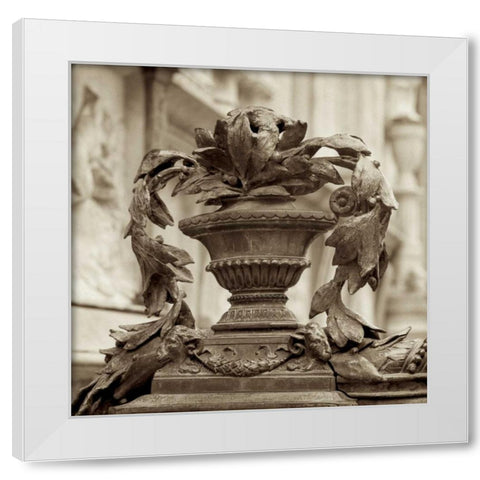 Giardini Italiano - 2 White Modern Wood Framed Art Print by Blaustein, Alan