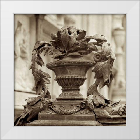 Giardini Italiano - 2 White Modern Wood Framed Art Print by Blaustein, Alan