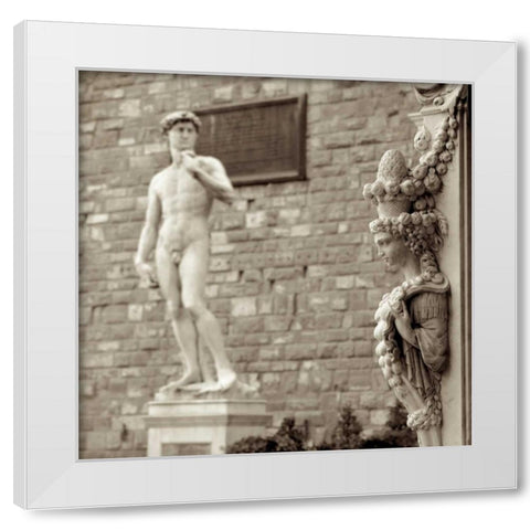 Firenze - 4 White Modern Wood Framed Art Print by Blaustein, Alan