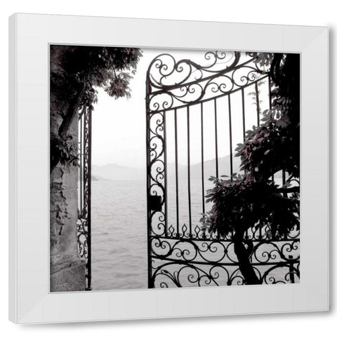 Lake Vista - 3 White Modern Wood Framed Art Print by Blaustein, Alan