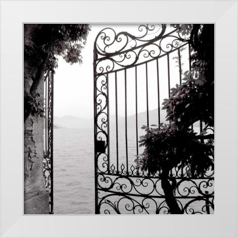 Lake Vista - 3 White Modern Wood Framed Art Print by Blaustein, Alan