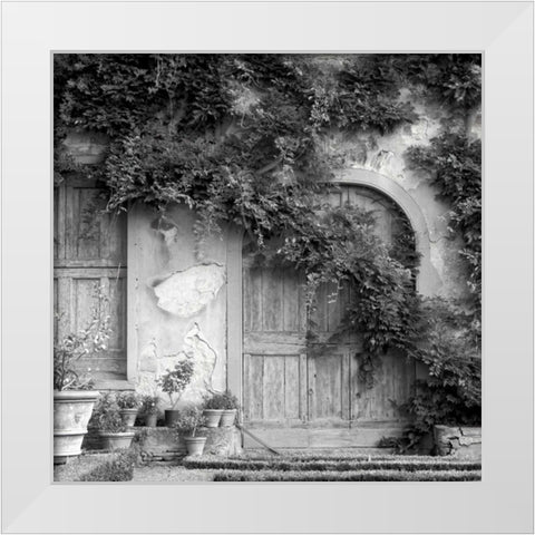 Tuscany - 6 White Modern Wood Framed Art Print by Blaustein, Alan