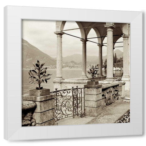Lombardy - 7 White Modern Wood Framed Art Print by Blaustein, Alan