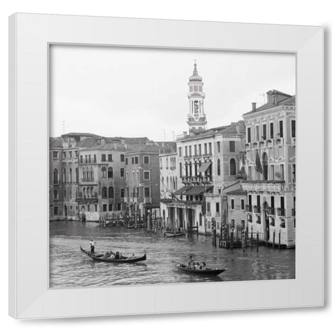 Venezia - 29 White Modern Wood Framed Art Print by Blaustein, Alan