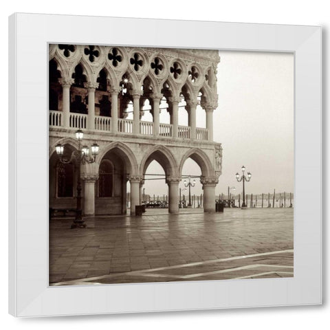 Venezia - 13 White Modern Wood Framed Art Print by Blaustein, Alan