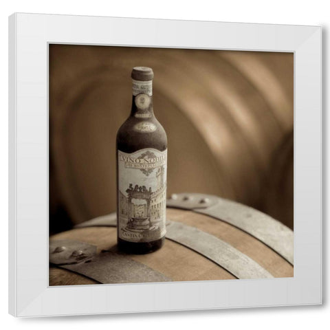 Wine - 3 White Modern Wood Framed Art Print by Blaustein, Alan