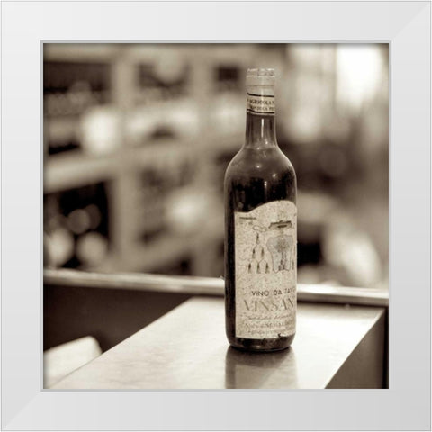 Tuscany Caffe - 3 White Modern Wood Framed Art Print by Blaustein, Alan