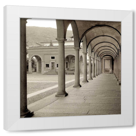 Piedmont - 4 White Modern Wood Framed Art Print by Blaustein, Alan