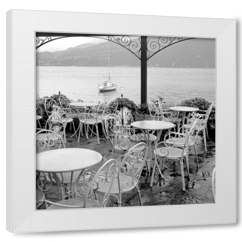 Lake Vista - 14 White Modern Wood Framed Art Print by Blaustein, Alan
