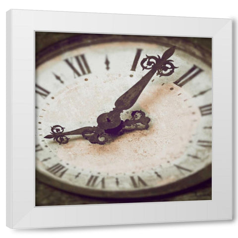 il Grande Orologio Color White Modern Wood Framed Art Print by Blaustein, Alan