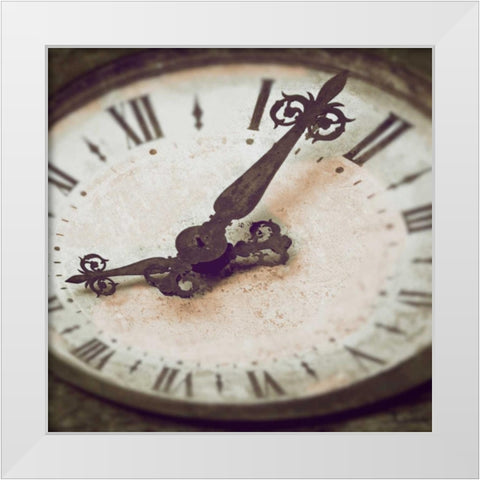 il Grande Orologio Color White Modern Wood Framed Art Print by Blaustein, Alan