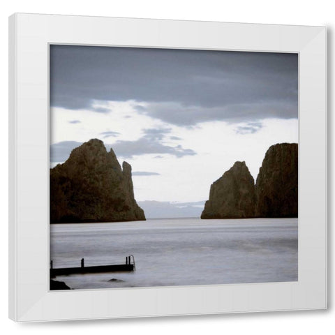 Lago Vista - 32 White Modern Wood Framed Art Print by Blaustein, Alan