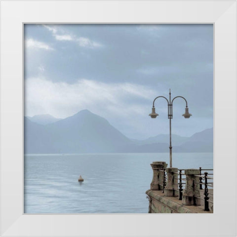 Lake Vista - 8 White Modern Wood Framed Art Print by Blaustein, Alan